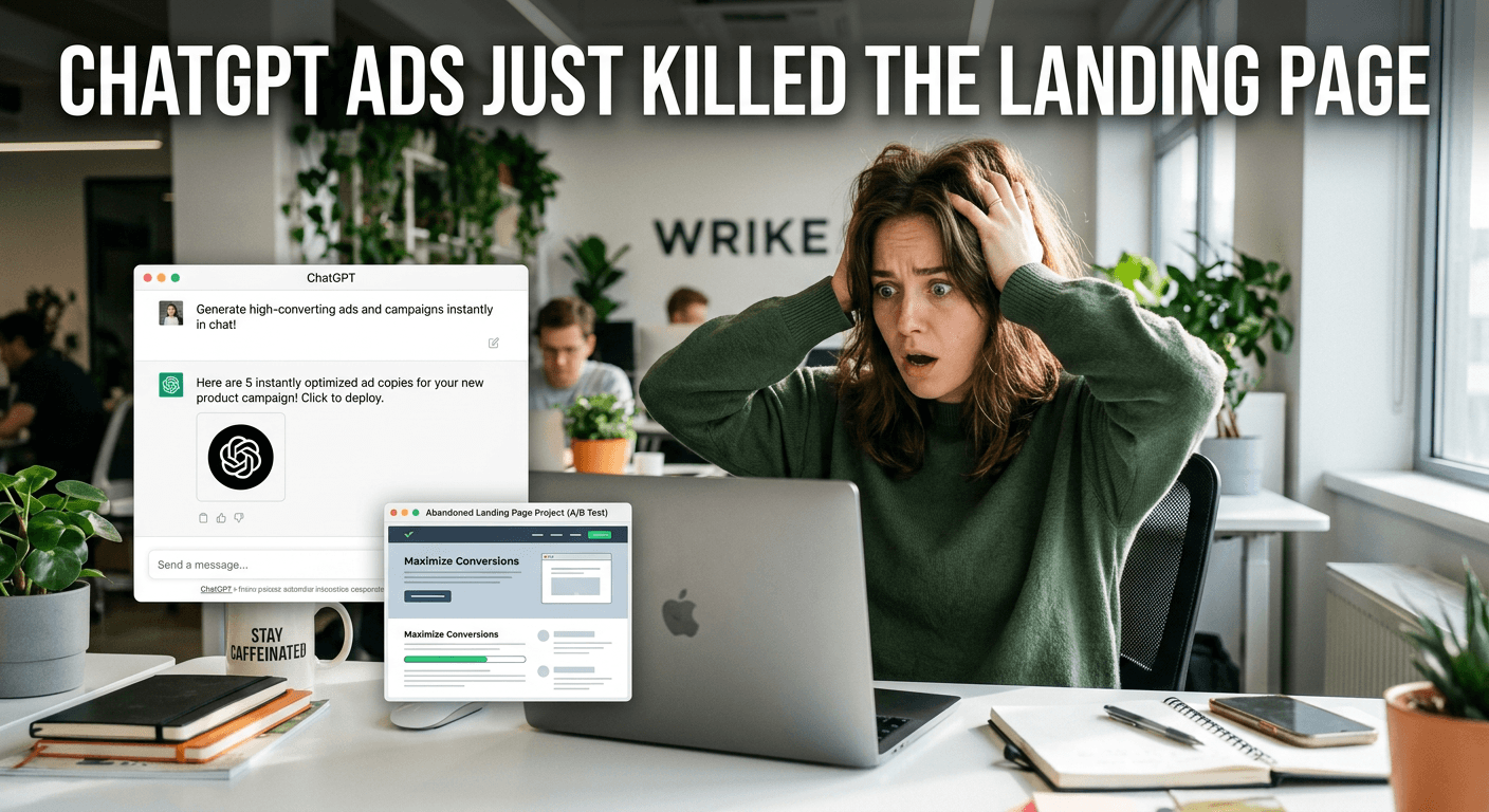 ChatGPT Ads Just Killed the Landing Page